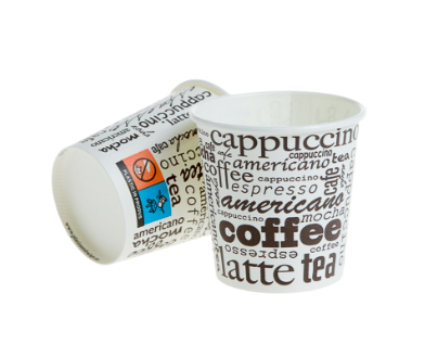 Pahare de carton pentru espresso  4 Oz  50 buc/set
